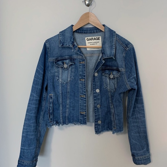 Garage Denim Jean Jacket - Large GUC - Picture 3 of 11